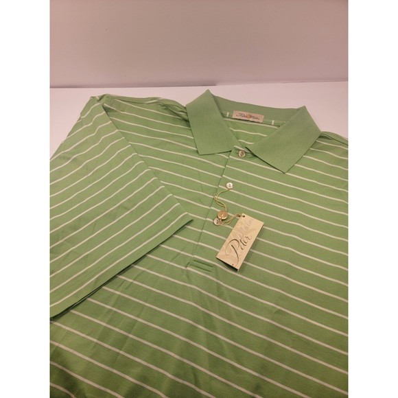 Peter Millar Men's New with tags Polo Palm Green XL - Picture 1 of 5
